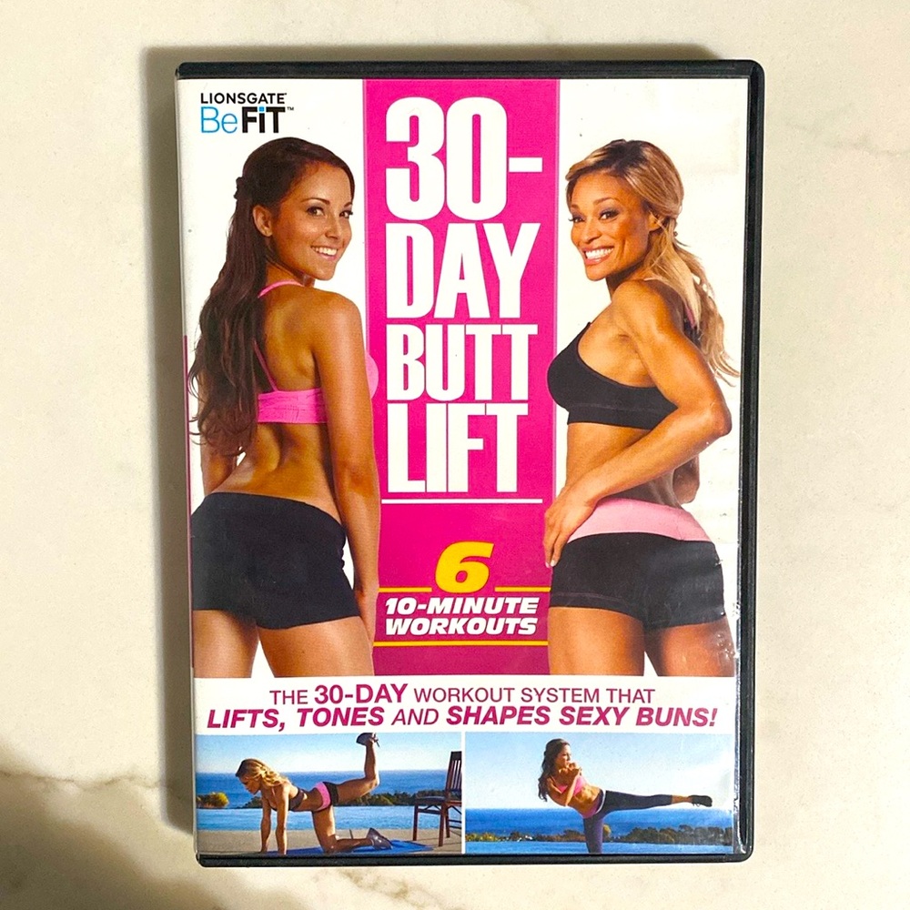 30 Day workout DVD focusing on the glutes